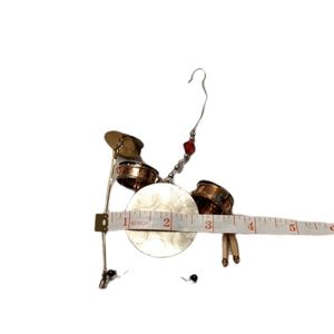 Cool little handmade drum kit Christmas ornament